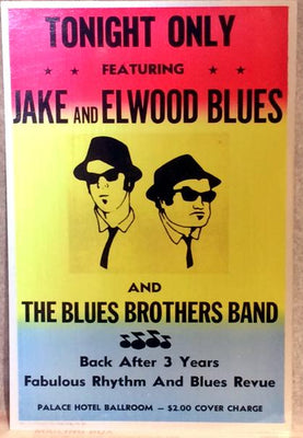 Blues Brothers poster Artisan Metal Poster Print