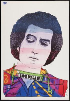 Bob Dylan poster tin Metal Print Wall Art