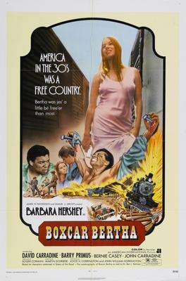 Boxcar Bertha Metal Movie Poster 8in x 12in