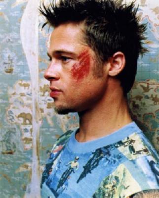 Brad Pitt poster tin Metal Print Wall Art