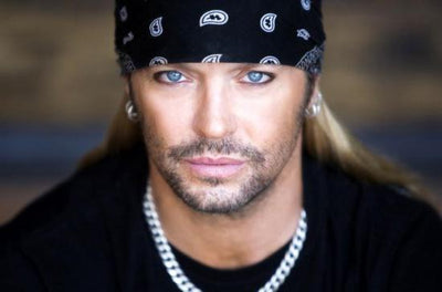 Bret Michaels Metal Print 8in x 12in