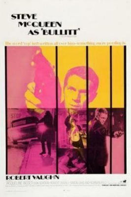 Bullitt Steve Mcqueen Movie Poster Metal Poster Choose Style The Poster Depot