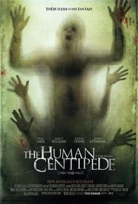 Human Centipede movie poster Metal Print 8in x 12in
