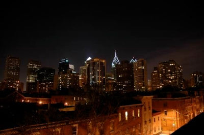 Philadelphia Skyline Poster 24in x 36in The Poster Depot