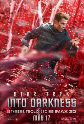 Star Trek Into Darkness Metal Movie Poster 8in x 12in