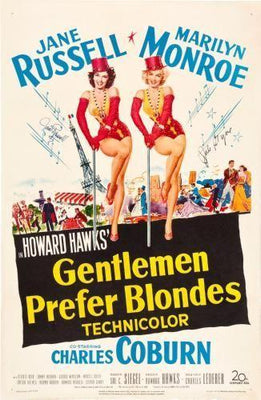 Gentlemen Prefer Blondes poster 16in x 24in