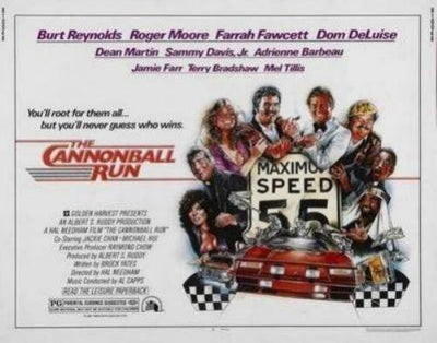 Cannonball Run Metal Movie Poster 8in x 12in