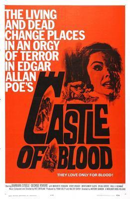 Castle Of Blood Movie Poster Metal Poster Choose Style The Poster Depot
