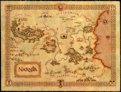 Narnia Map Metal Print 8in x 12in