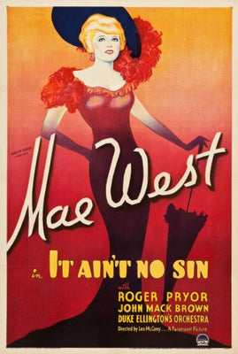 Mae West It Aint No Sin poster for sale cheap United States USA