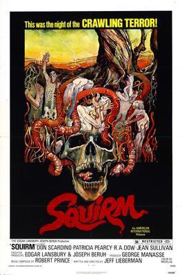Squirm movie poster Metal Print 8in x 12in
