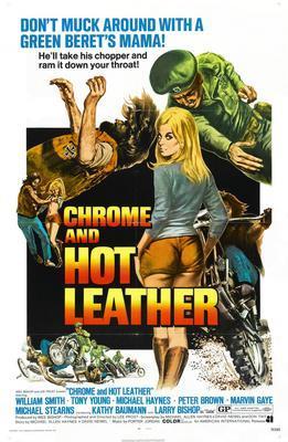 Chrome And Hot Leather Movie Poster Metal Poster Choose Style The Poster Depot