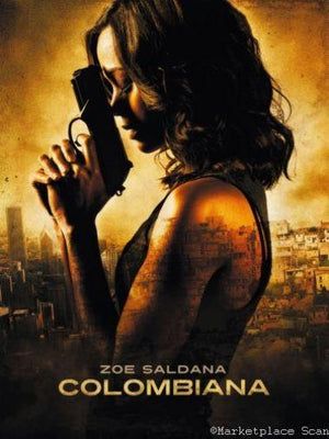 Colombiana Metal Movie Poster 8in x 12in