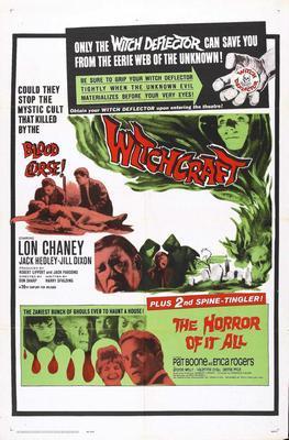 Witchcraft Double Feature movie poster Metal Print 8in x 12in