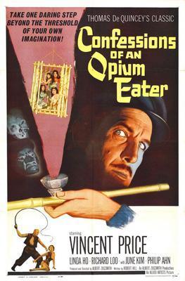 Confessions Of An Opium Eater movie poster Metal Print 8in x 12in