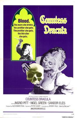 Countess Dracula Metal Movie Poster 8in x 12in The Poster Depot