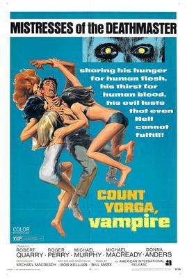 Count Yorga Vampire Metal Movie Poster 8in x 12in