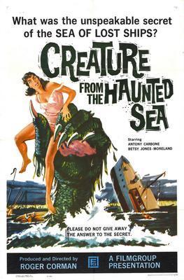 Creature From Haunted Sea movie poster Metal Print 8in x 12in