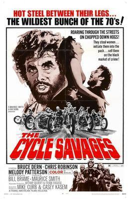 Cycle Savages The movie poster Metal Print 8in x 12in