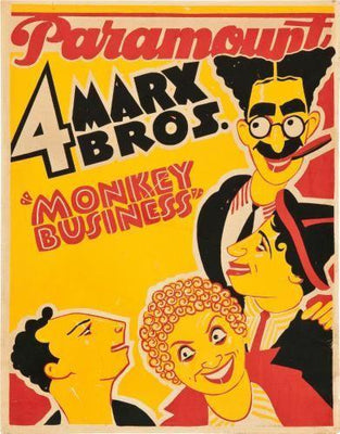 Marx Bros Monkey Business poster 16in x 24in