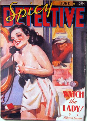 Pulp Fiction Novel Exploitation Art Poster spicy detective lady 24x36 The Poster Depot