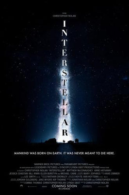 Interstellar Metal Movie Poster 8in x 12in