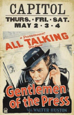 Gentlemen Of The Press poster 27inx40in The Poster Depot