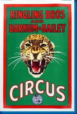 Ringling Bros. Circus Leopard Poster 27"x40" The Poster Depot