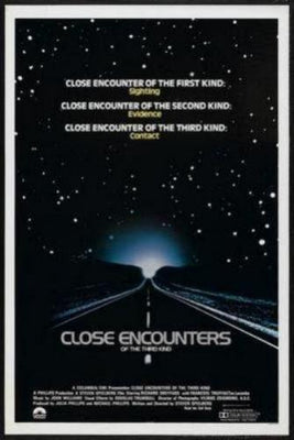 Close Encounters Of The Third Kind movie poster Metal Print 8in x 12in