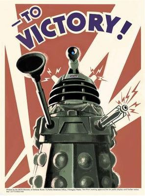 Dalek Dr. Who Metal Print 8in x 12in The Poster Depot