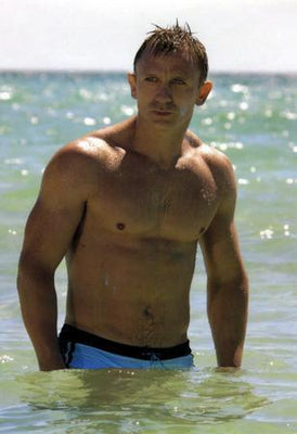 Daniel Craig poster tin Metal Print Wall Art