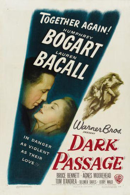 Dark Passage movie poster Metal Print 8in x 12in