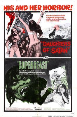 Daughters Of Satan movie poster Metal Print 8in x 12in