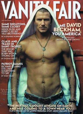 David Beckham Poster 27inx40in Vanity Fair Magazine Covershirtless 27inx40in The Poster Depot