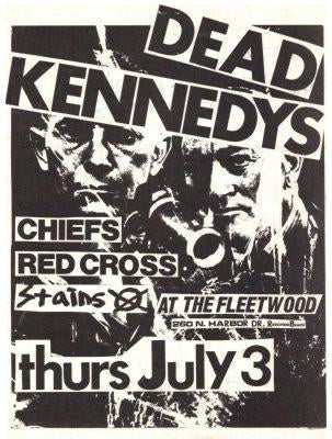 Dead Kennedys poster tin Metal Print Wall Art