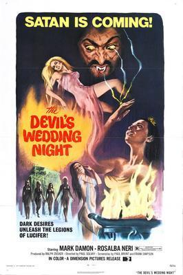 Devils Wedding Night The movie poster Metal Print 8in x 12in