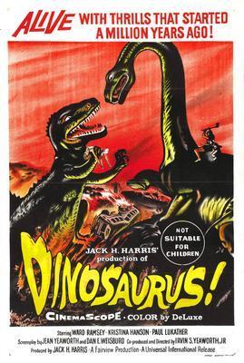 Dinosaurus movie poster Metal Print 8in x 12in