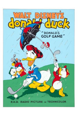 Donald Duck Poster Donalds Golf Game 11x17 The Poster Depot