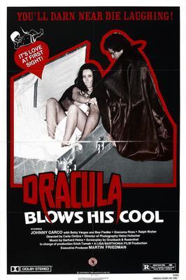 Dracula Blows His Cool movie poster Metal Print 8in x 12in