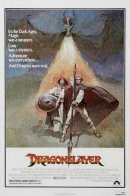 Dragonslayer Metal Movie Poster 8in x 12in