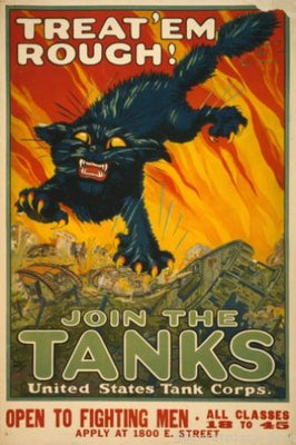 War Propaganda Poster 24x36 tanks The Poster Depot
