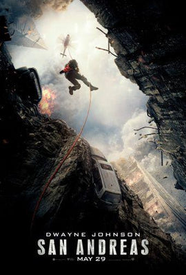 San Andreas poster 16in x24in