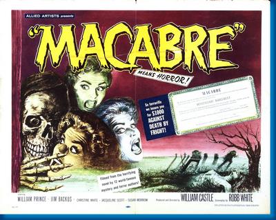 Macabre poster for sale cheap United States USA