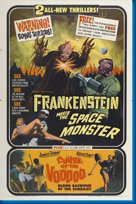 Frankenstein Meets Spacemonster poster