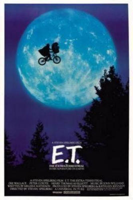 Et The Extra Terrestrial movie poster Metal Print 8in x 12in