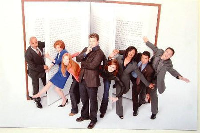 Castle Cast Tv Metal Print 8in x 12in