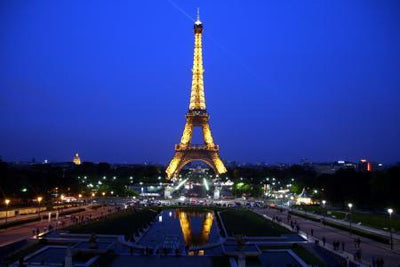 Eiffel Tower Metal Print 8in x 12in
