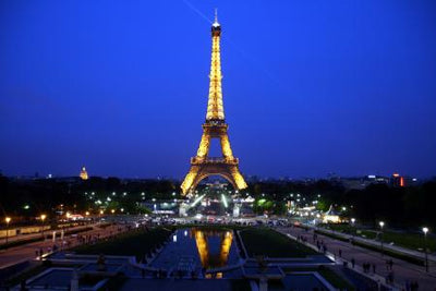 Eiffel Tower 11x17 poster At Night for sale cheap United States USA
