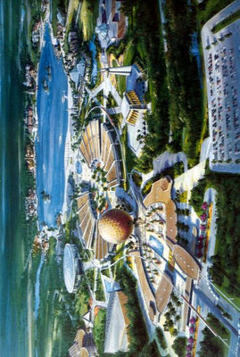 Epcot 1979 11inx17in Mini Poster