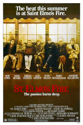 St Elmos Fire poster| theposterdepoz.shop The Poster Depot